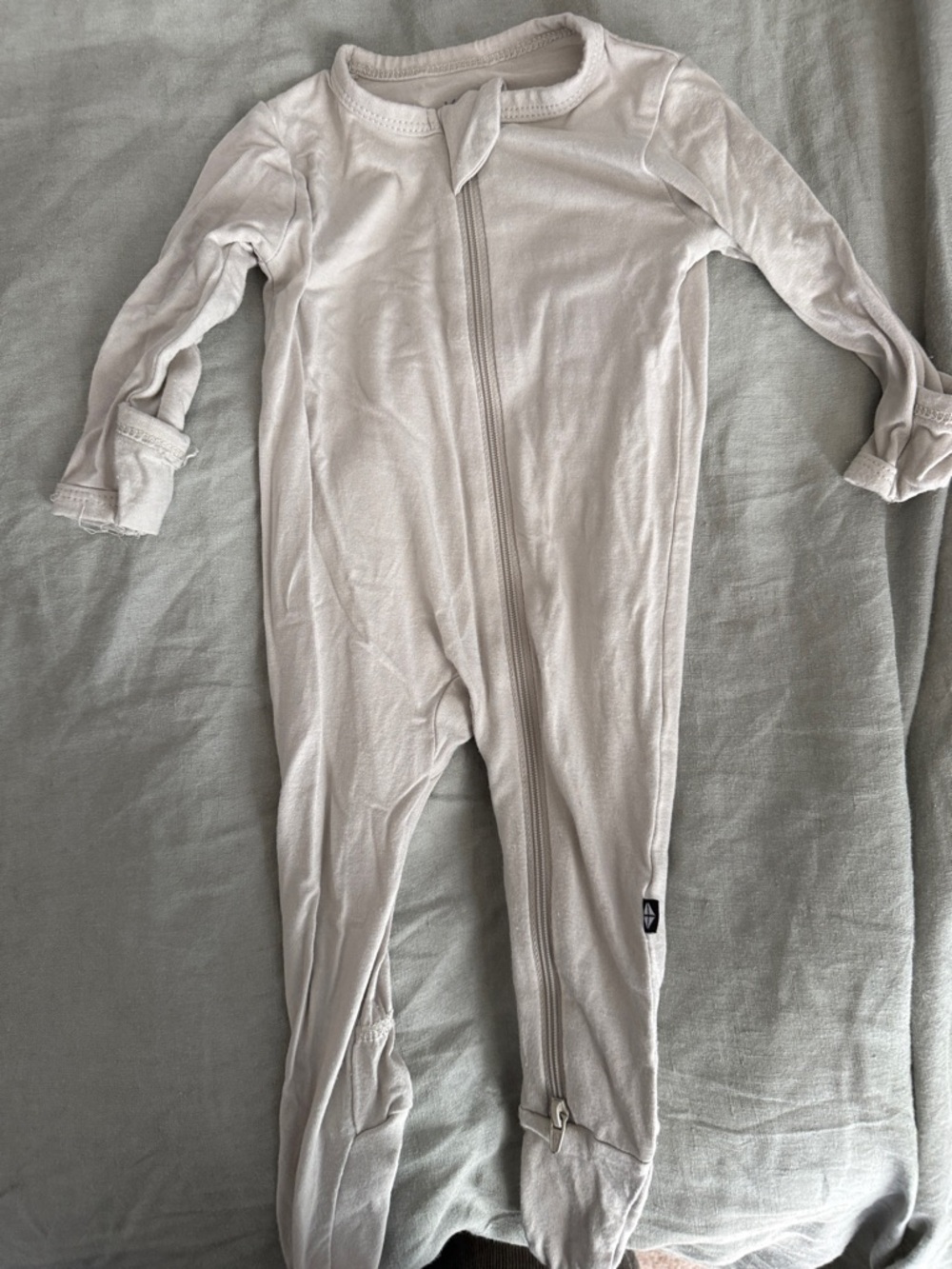 Kyte BABY Oat Footed Zipper One-Piece